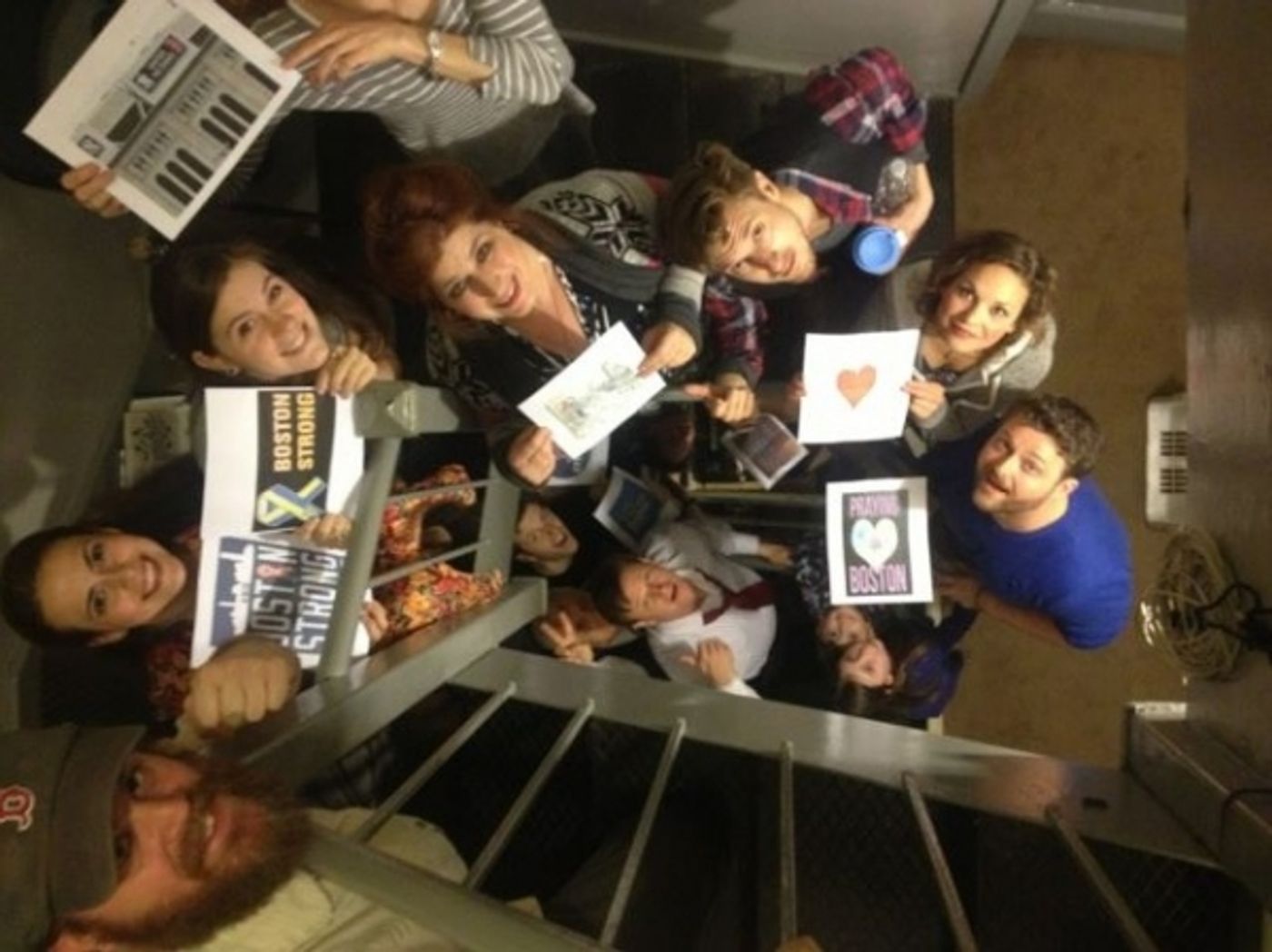 Photo Flash: Saturday Intermission Pics, April 20, Part 2 - NEWSIES, ONCE Send More Love to Boston & First SIP from Paper Mill's 'MODERN MILLIE'!  Image