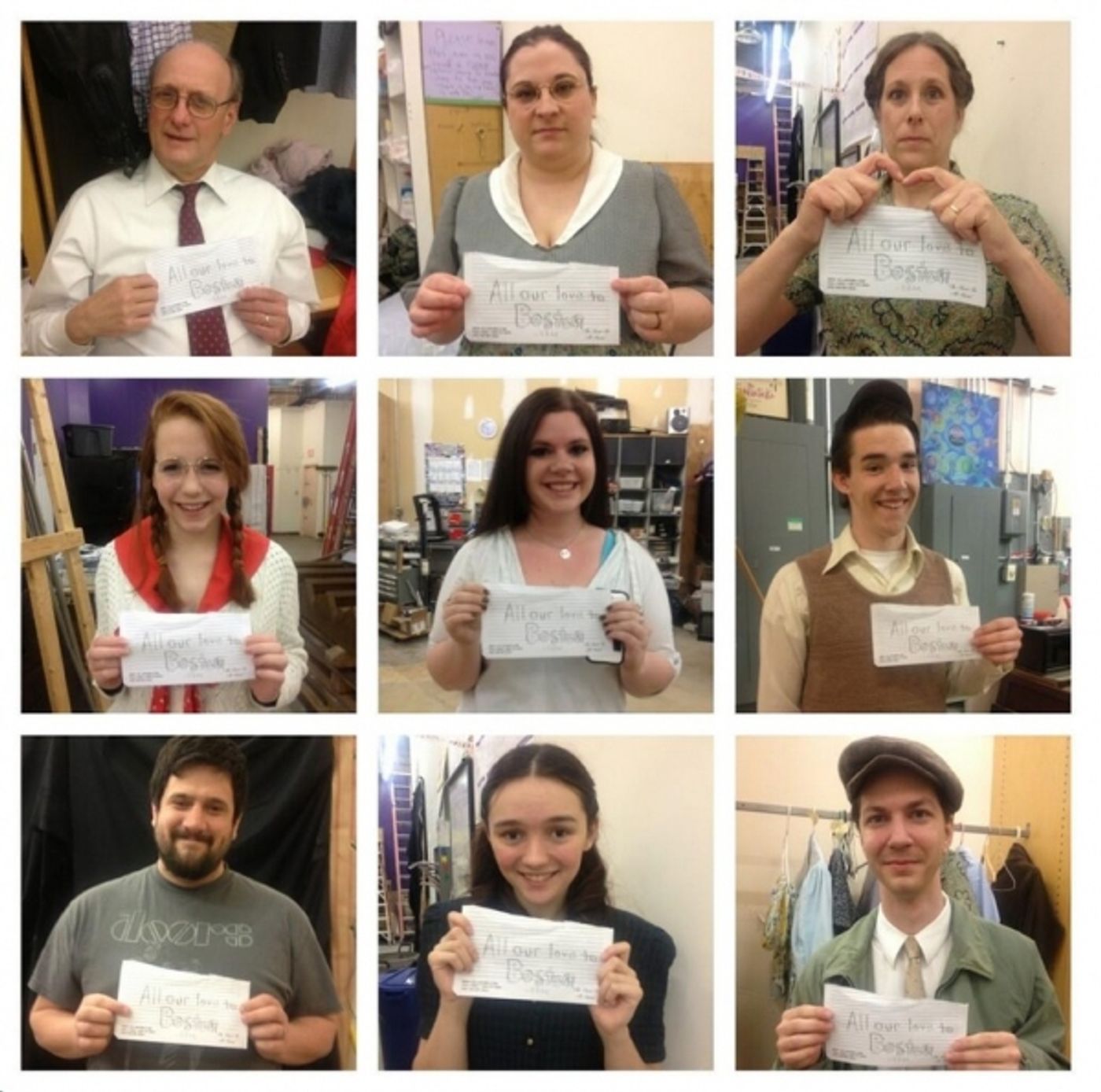 Photo Flash: Saturday Intermission Pics, April 20, Part 2 - NEWSIES, ONCE Send More Love to Boston & First SIP from Paper Mill's 'MODERN MILLIE'!  Image