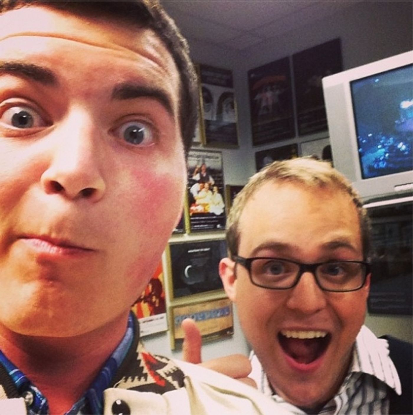 Photo Flash: Saturday Intermission Pics, April 20, Part 2 - NEWSIES, ONCE Send More Love to Boston & First SIP from Paper Mill's 'MODERN MILLIE'!  Image