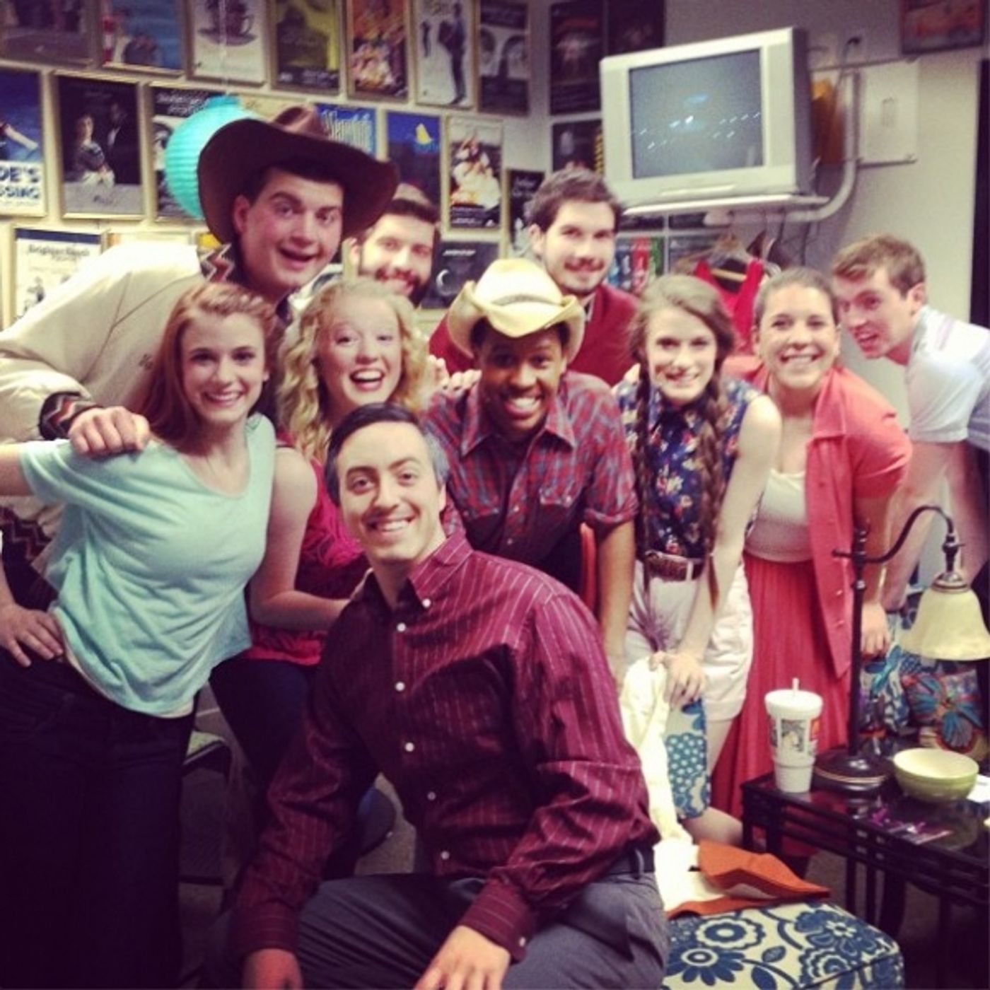 Photo Flash: Saturday Intermission Pics, April 20, Part 2 - NEWSIES, ONCE Send More Love to Boston & First SIP from Paper Mill's 'MODERN MILLIE'!  Image