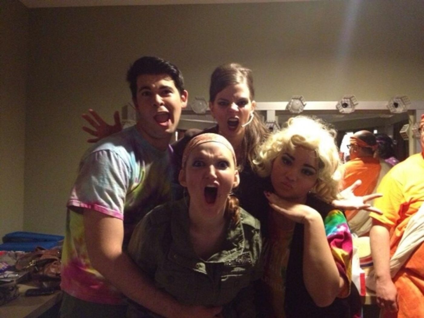 Photo Flash: Saturday Intermission Pics, April 20, Part 2 - NEWSIES, ONCE Send More Love to Boston & First SIP from Paper Mill's 'MODERN MILLIE'!  Image