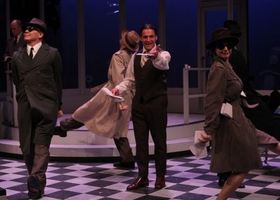 F. Scott Fitzgerald (Bradley Beahen) struggles with paying the bills demanded from th Photo