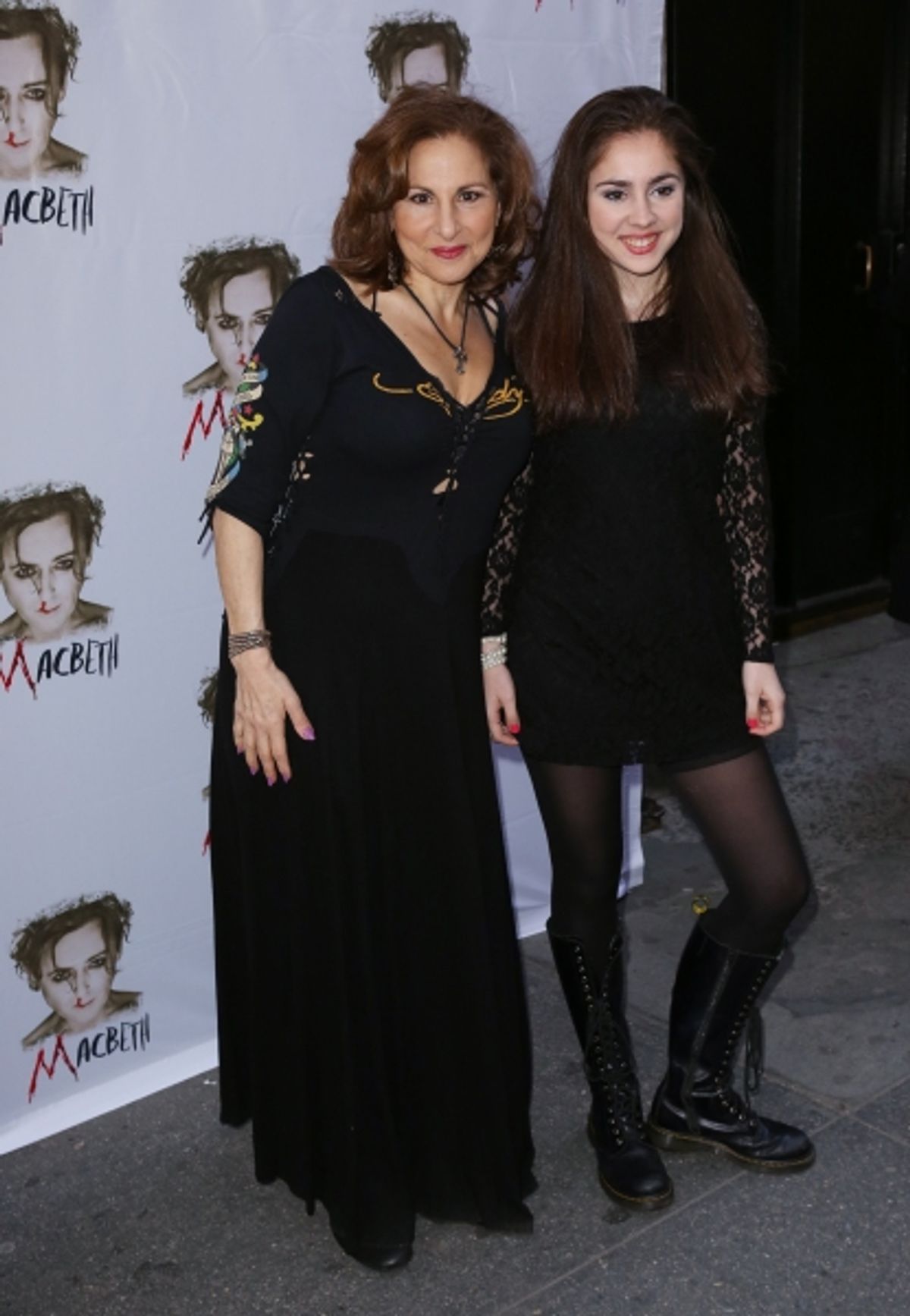 Kathy Najimy &amp; Daughter at 