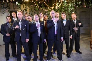 Brandon Saunders, Jon Beal, Shane Kenyon, Kevin Sheehan, Shane Michael Murphy, John Ferrick, Matthew Dealy, Christopher Acevado, Kyle Gibson, Michael Medford, Luke Daigle, John Moran @ BroadwayWorld Brandon Saunders, Jon Beal, Shane Kenyon, Kevin Sheehan, Shane Michael Murphy, John F Photo