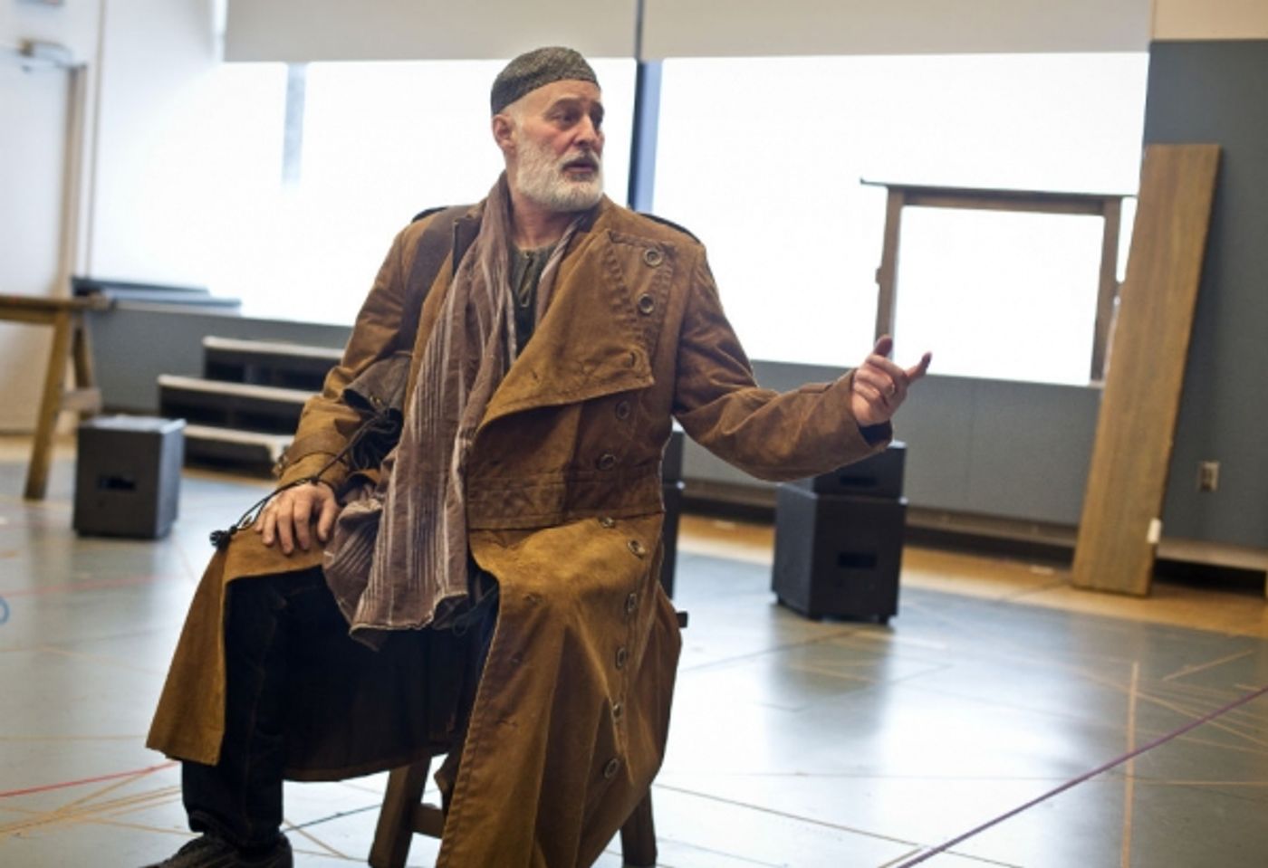 Photo Flash: Sneak Peek at Stephen Yoakam in Rehearsals for Guthrie's AN ILIAD  Image