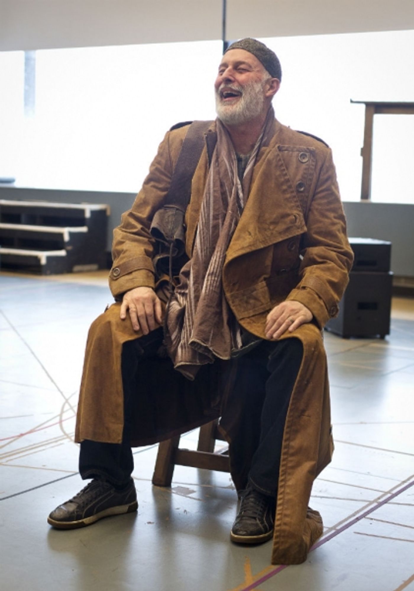 Photo Flash: Sneak Peek at Stephen Yoakam in Rehearsals for Guthrie's AN ILIAD  Image