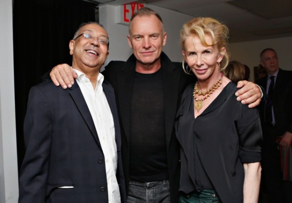 GEORGE C. WOLFE, STING and TRUDIE STYLER at 