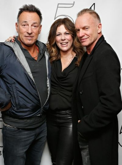 RITA WILSON with BRUCE SPRINGSTEEN and STING Photo