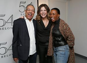 George C. Wolfe and Brenda Braxton pose with Rita Wilson @ BroadwayWorld George C. Wolfe and Brenda Braxton pose with Rita Wilson Photo