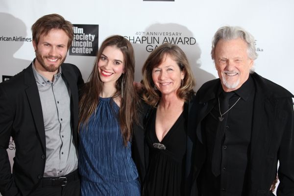 Jesse Kristofferson, Kimberly Alexander, Lisa Kristofferson and Kris Kristofferson Photo