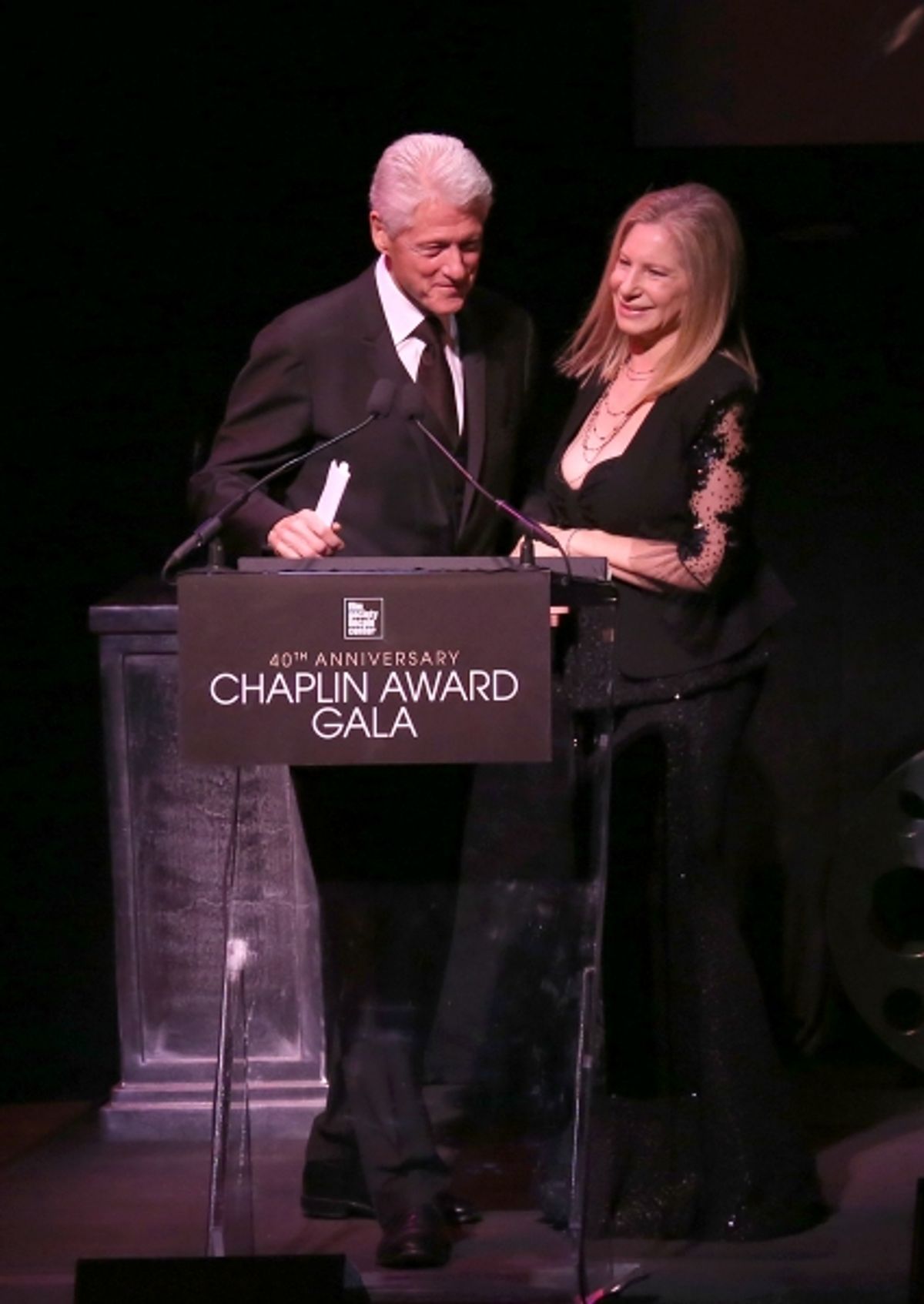 Bill Clinton & Barbra Streisand at 