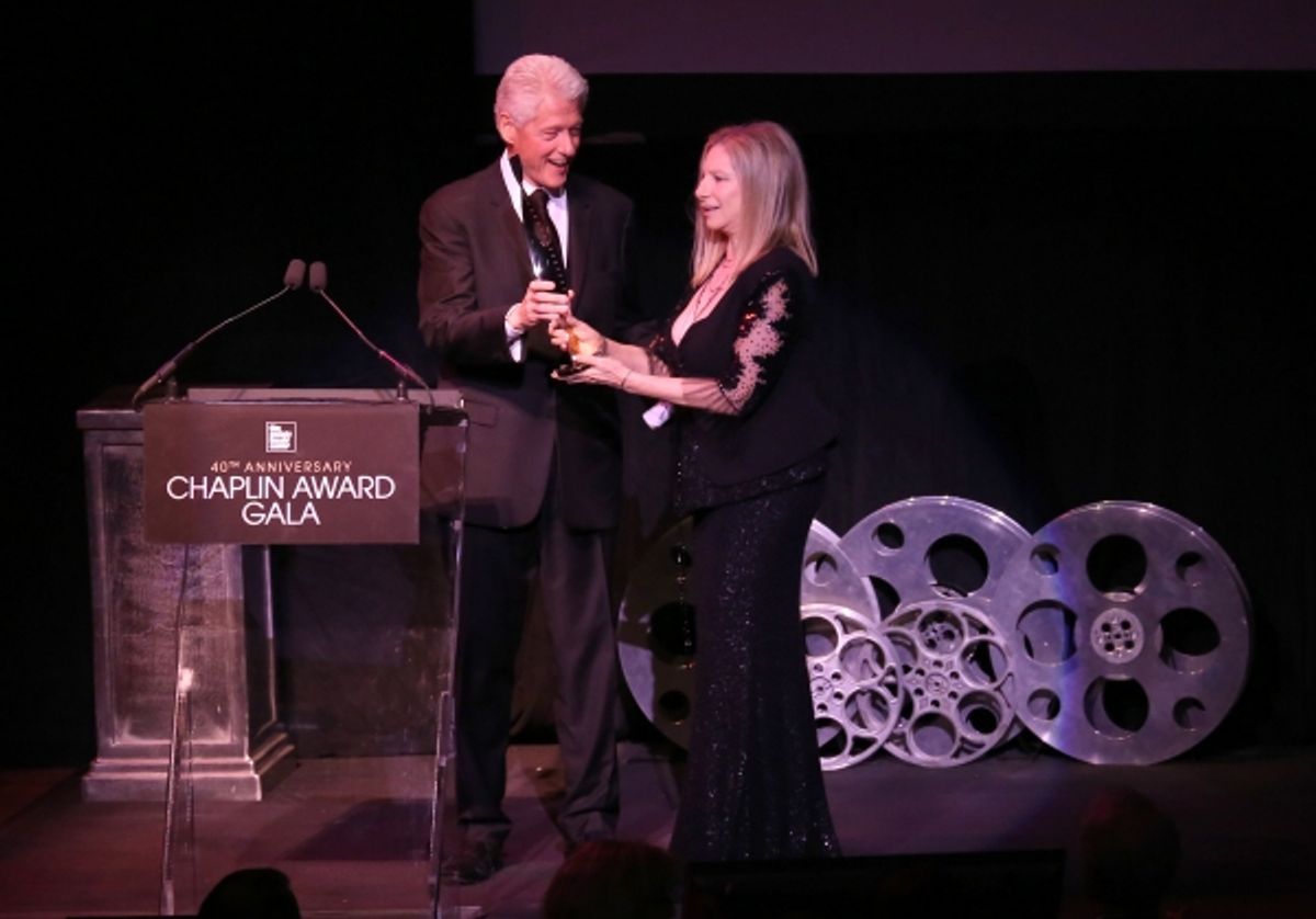Bill Clinton & Barbra Streisand at 
