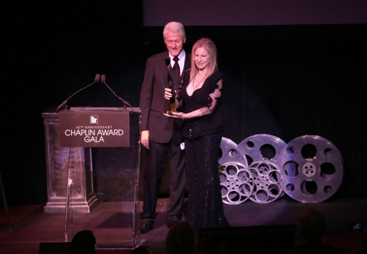 Bill Clinton & Barbra Streisand at 