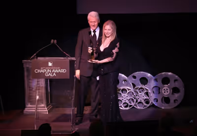 Bill Clinton & Barbra Streisand Photo