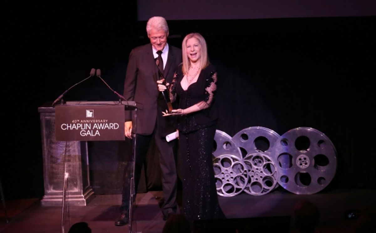 Bill Clinton & Barbra Streisand  at 