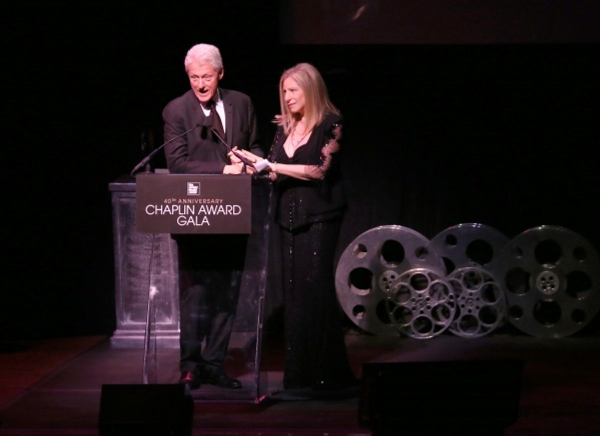Bill Clinton & Barbra Streisand at 