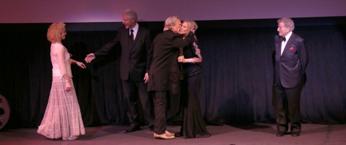 Amy Irving, Bill Clinton, Kris Kristofferson , Barbra Streisand, Tony Bennett at 
