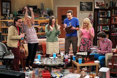Johnny Galecki, Kaley Cuoco, Mayim Bialik, Jim Parsons Melissa Rauch, Simon Helberg Photo