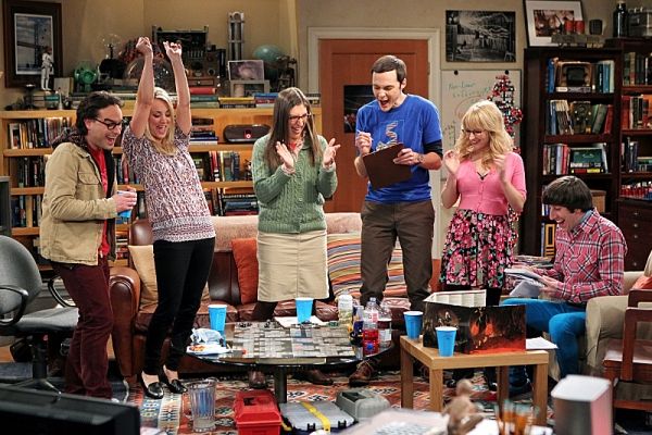 Johnny Galecki, Kaley Cuoco, Mayim Bialik, Jim Parsons Melissa Rauch, Simon Helberg Photo