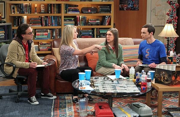 Johnny Galecki, Kaley Cuoco, Mayim Bialik, Jim Parsons Photo