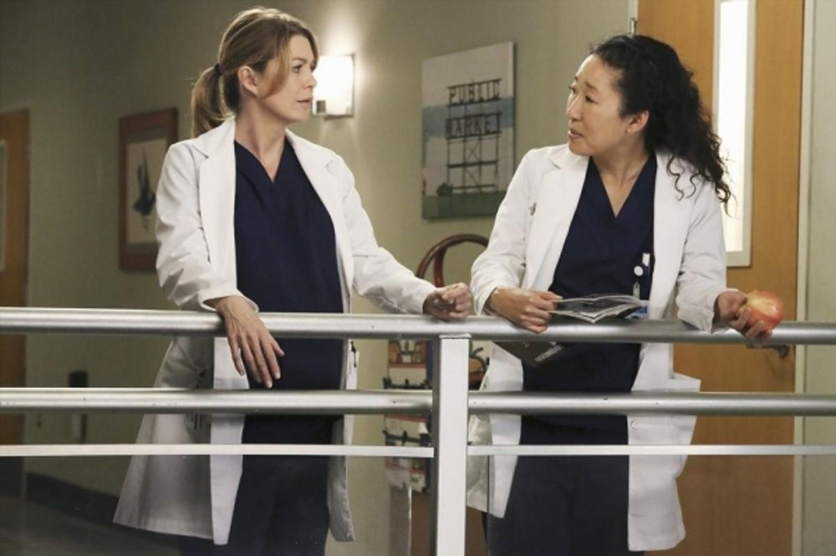Ellen Pompeo, Sandra Oh at 