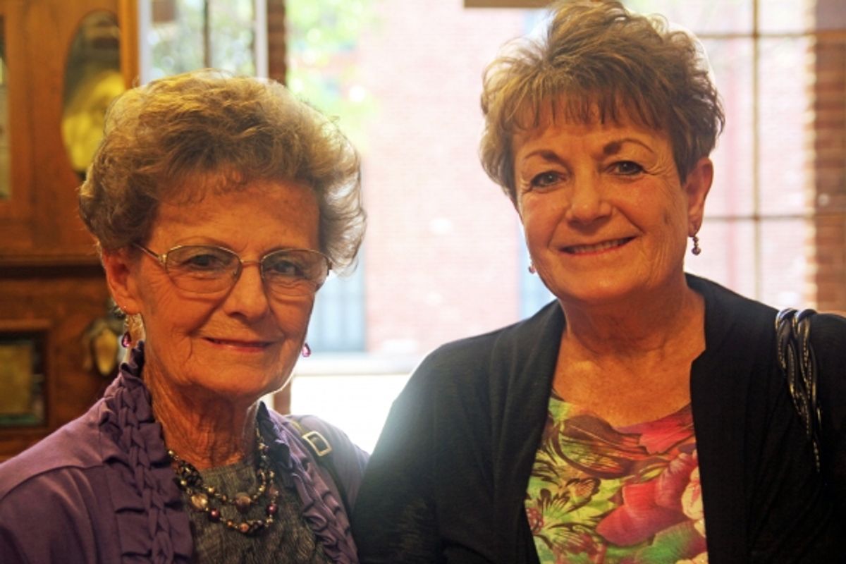 Pat Humphrey and Ellie Day at 