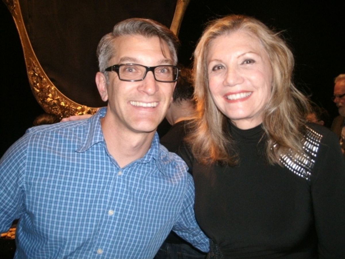 Trevor Hay and Mona Golabek at 