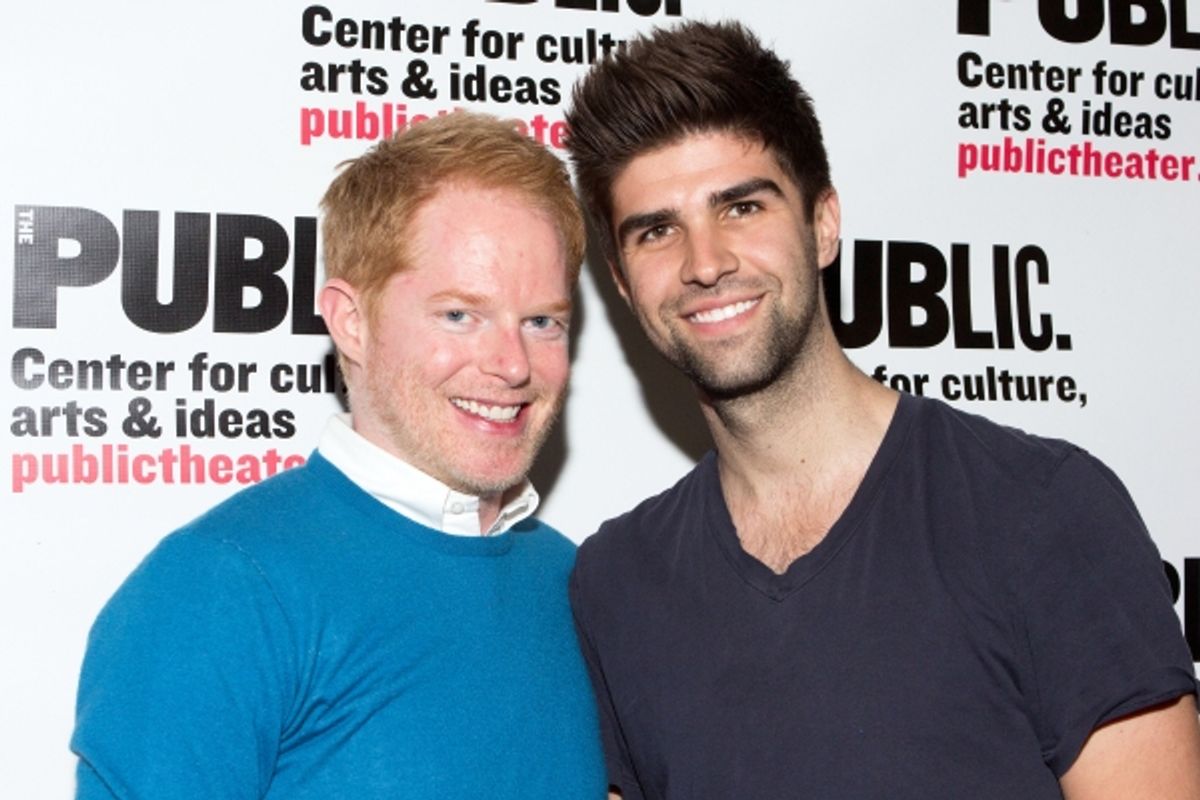 Jesse Tyler Ferguson, Justin Mikita at 