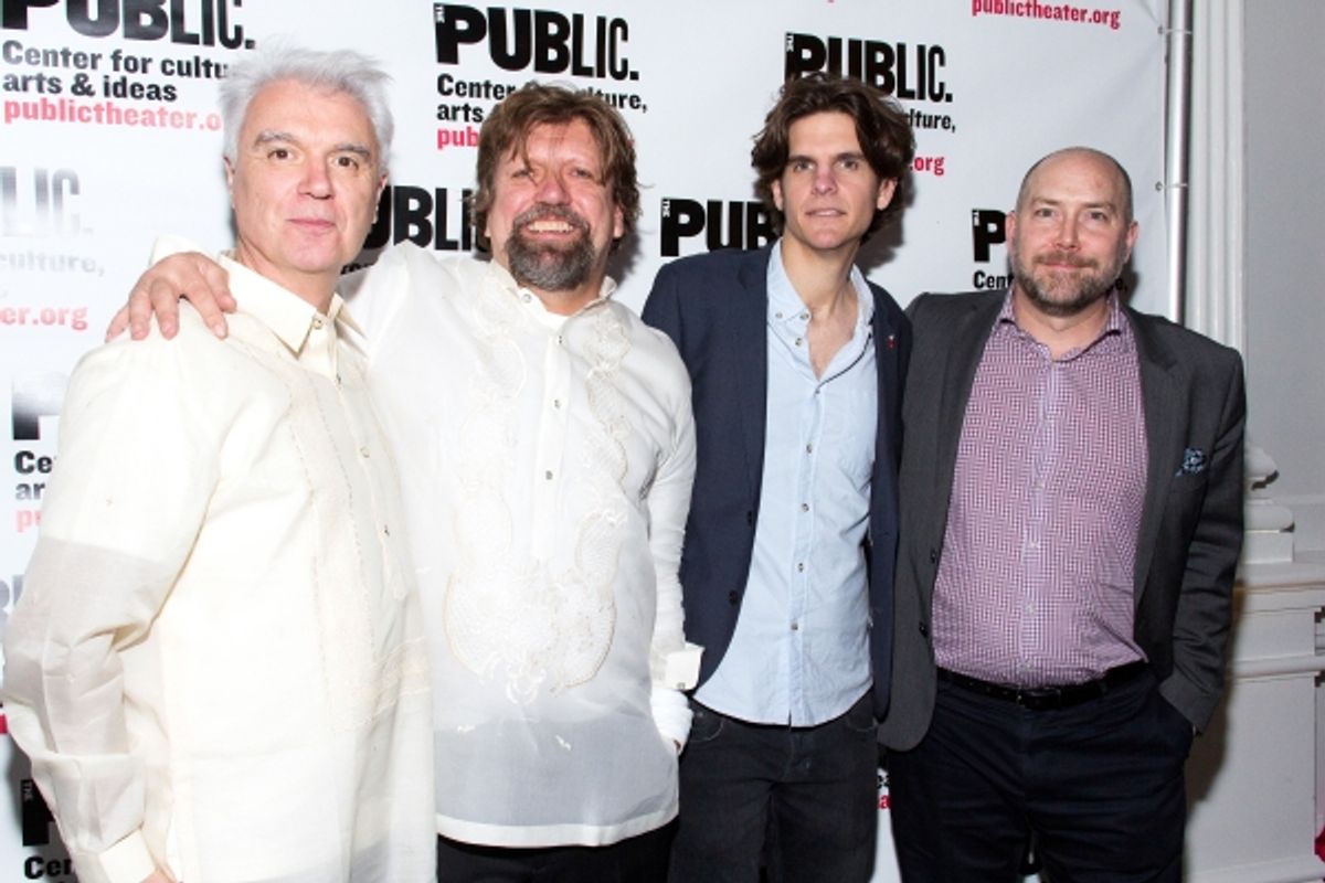 David Byrne, Oskar Eustis, Alex Timbers, Patrick Willingham at 