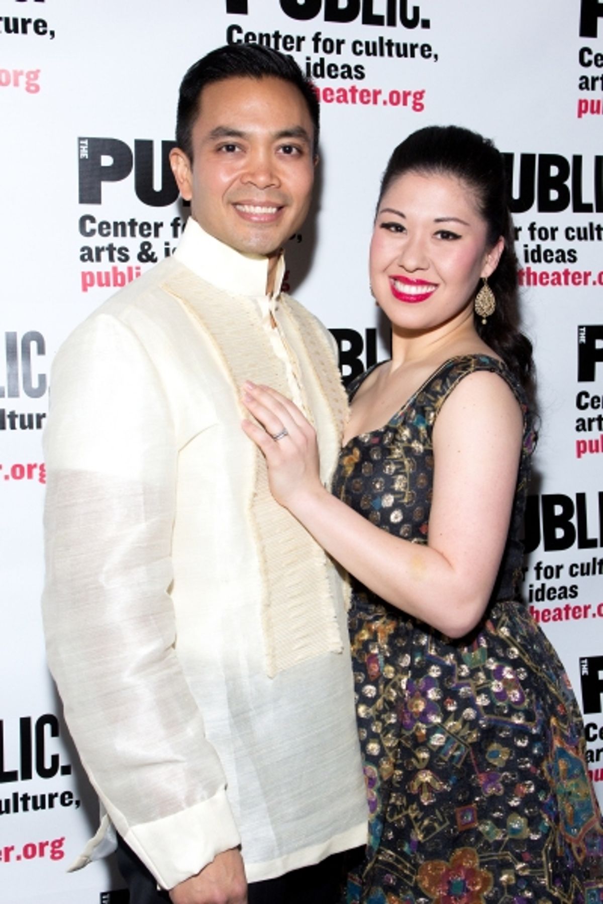Jose Llana, Ruthie Ann Miles at 