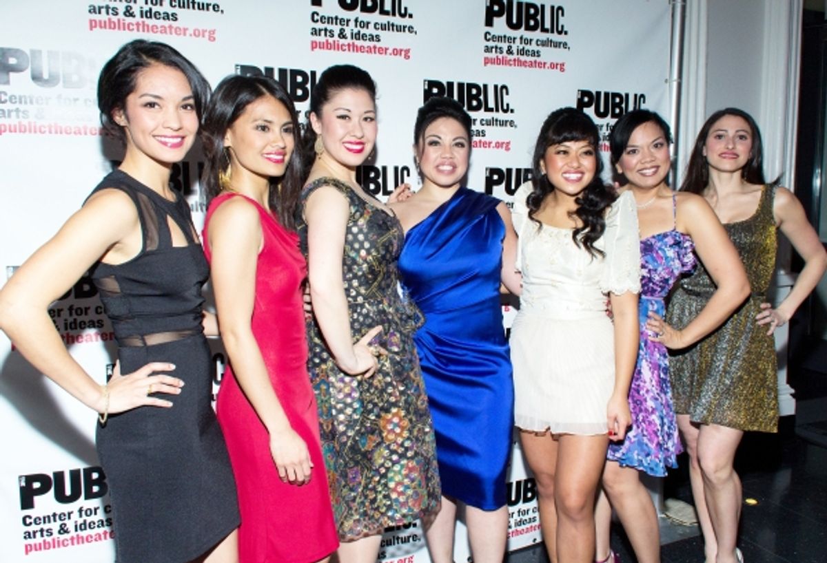 Janelle Velasquez, Debralee Daco, Ruthie Ann Miles, Maria-Christina Oliveras, Renee Abulario, Melody Butiu, Natalie Cortez at 