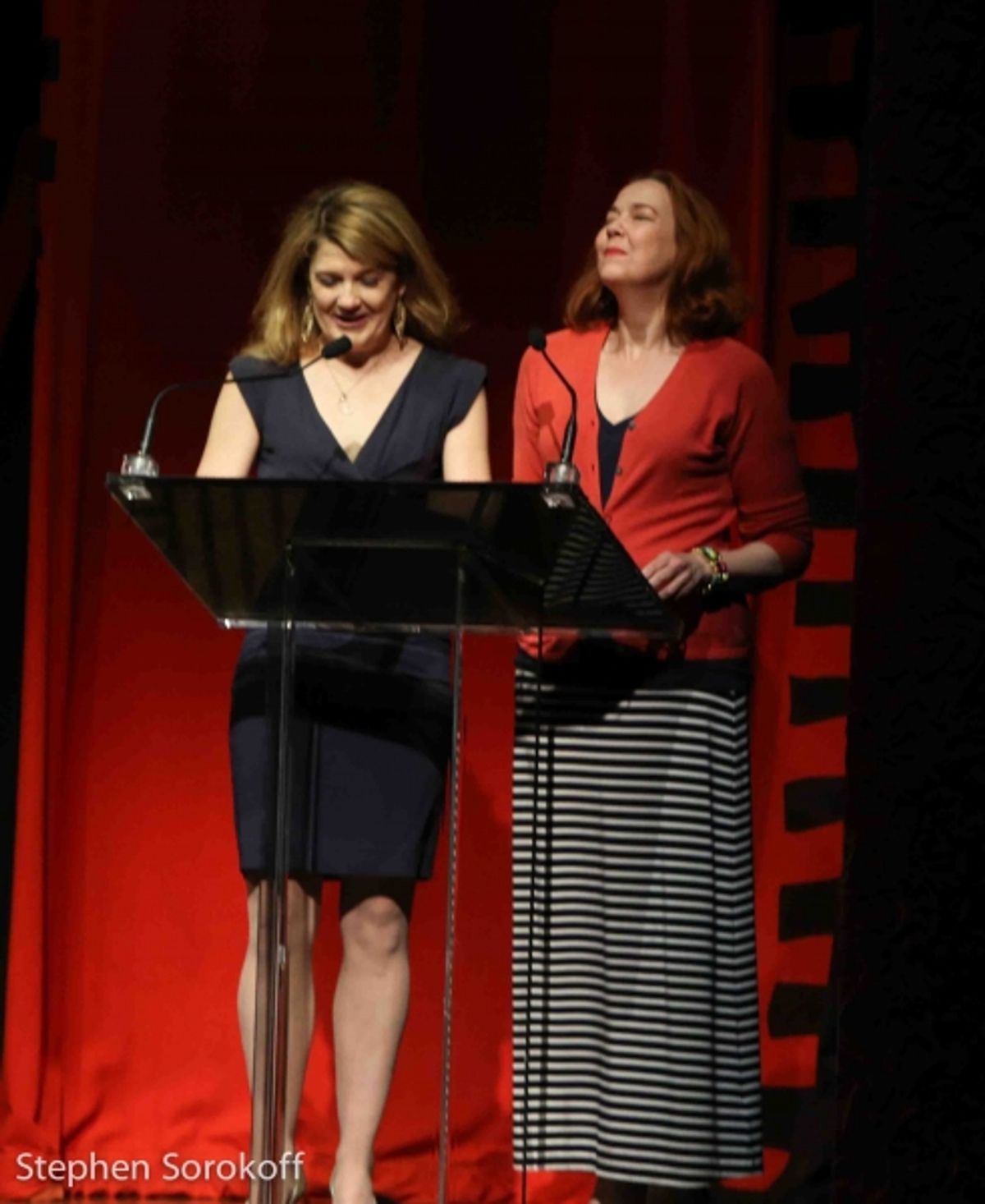 Victoria Clark, Harriet Harris at 