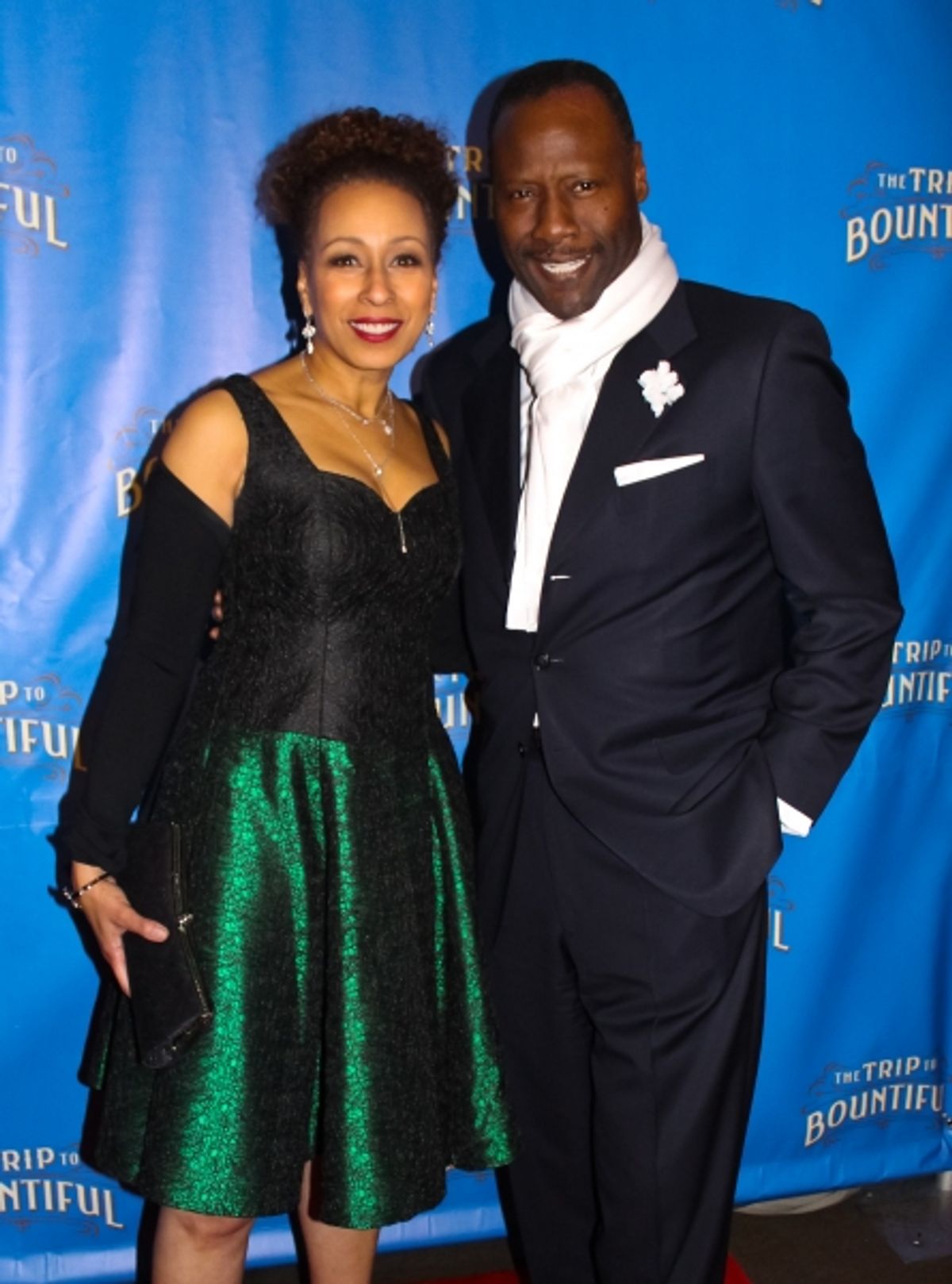 Tamara Tunie and Gregory Generet at 