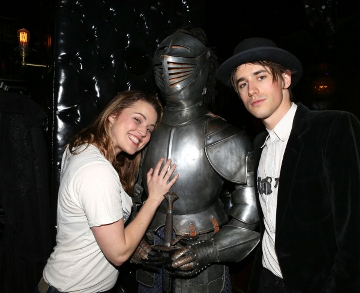 Reeve Carney  with Rebecca Faulkenberry  at 
