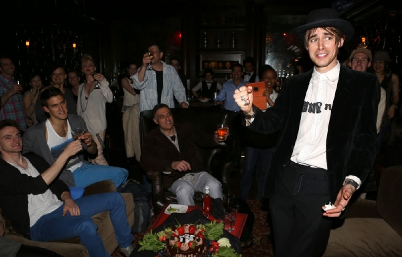 Exclusive Photo Coverage: SPIDER- MAN Cast Celebrates Reeve Carney's Birthday! Exclusive Photo Coverage: SPIDER- MAN Cast Celebrates Reeve Carney's Birthday! Image