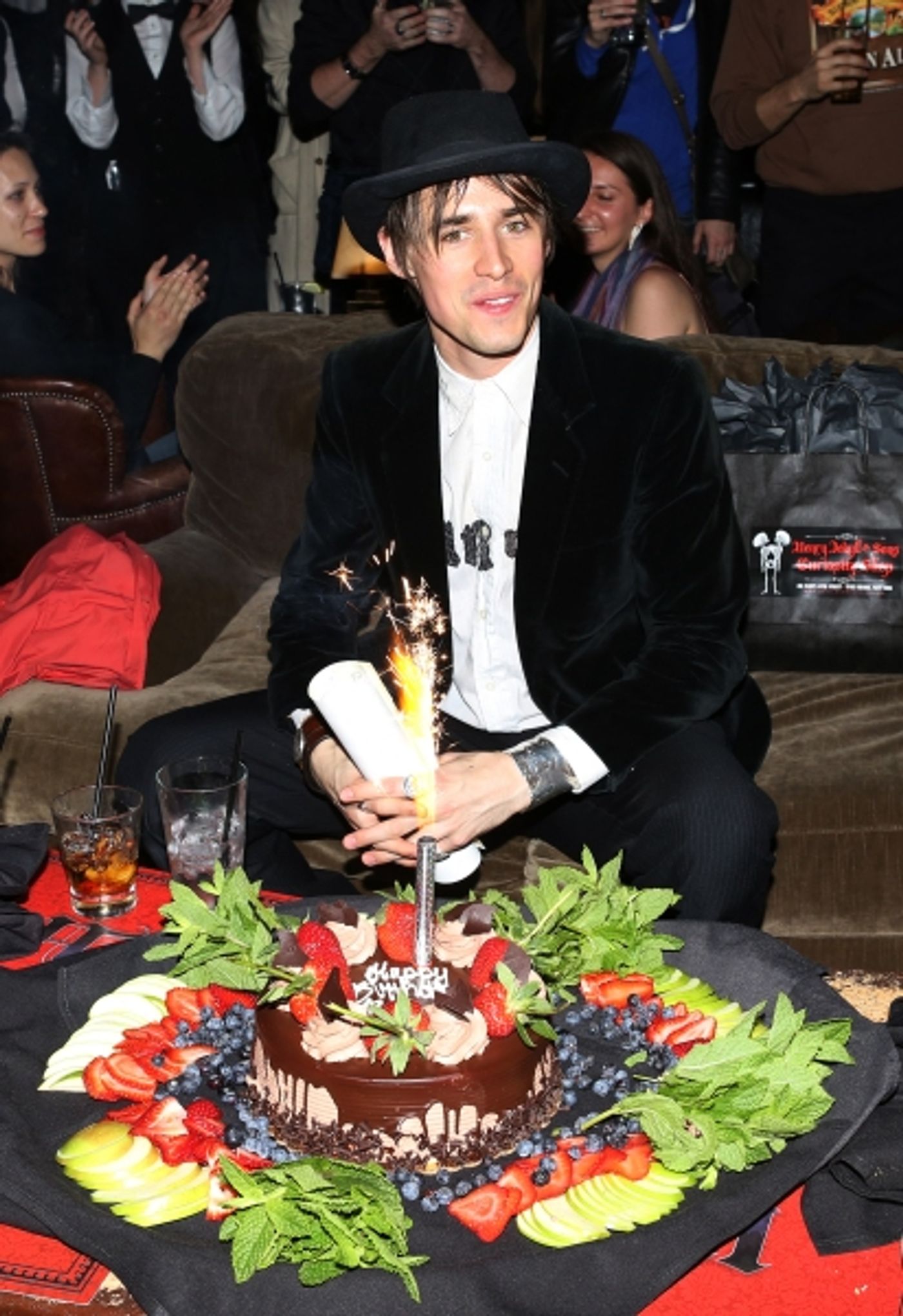 Exclusive Photo Coverage: SPIDER- MAN Cast Celebrates Reeve Carney's Birthday!  Image