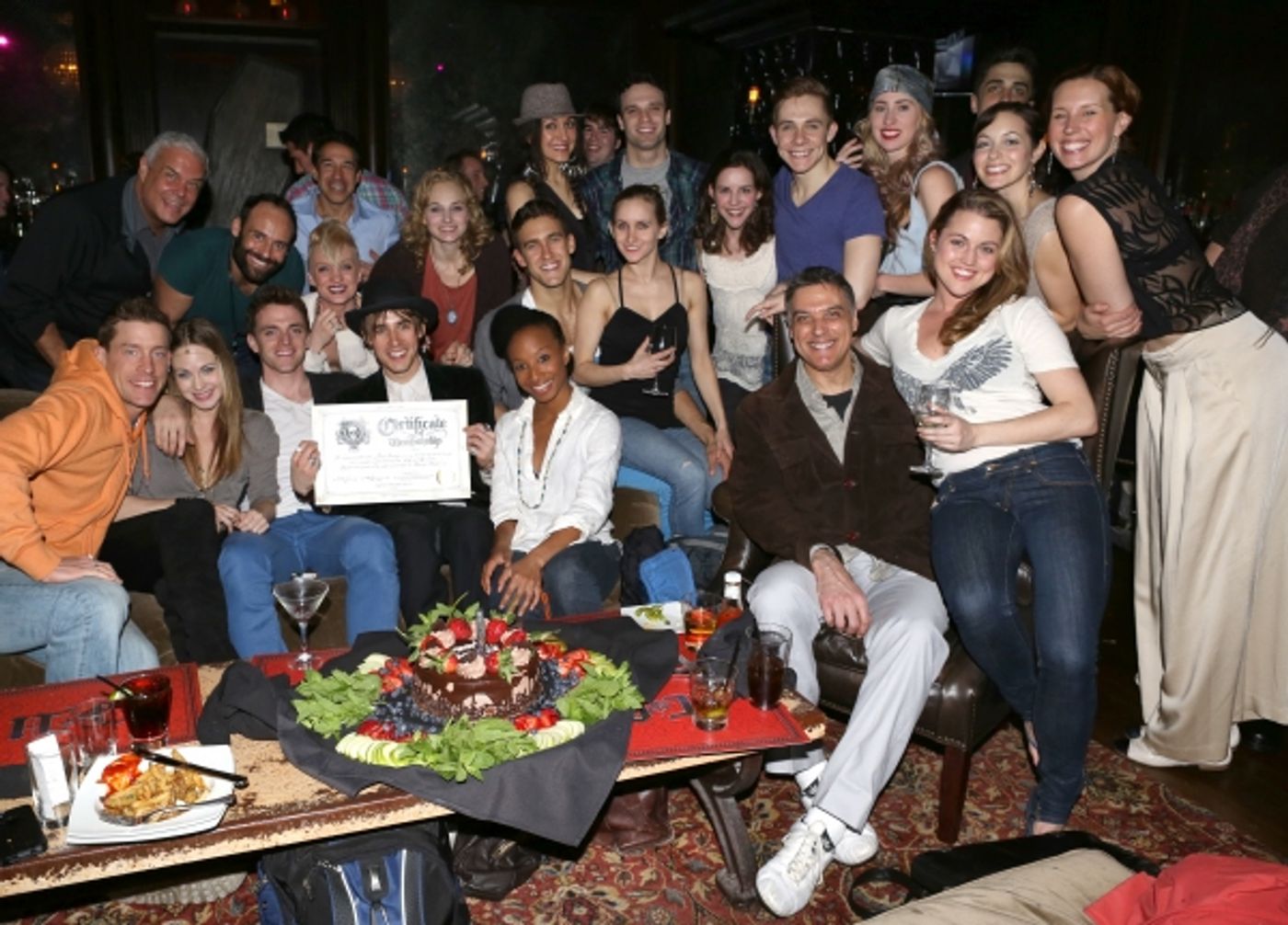 Exclusive Photo Coverage: SPIDER- MAN Cast Celebrates Reeve Carney's Birthday! Exclusive Photo Coverage: SPIDER- MAN Cast Celebrates Reeve Carney's Birthday! Image