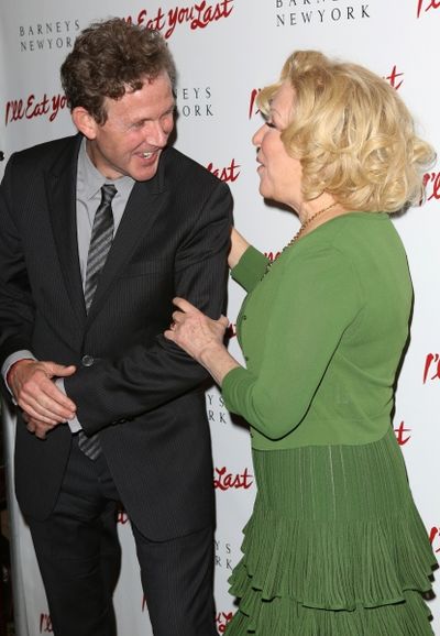 Playwright John Logan & Bette Midler Photo