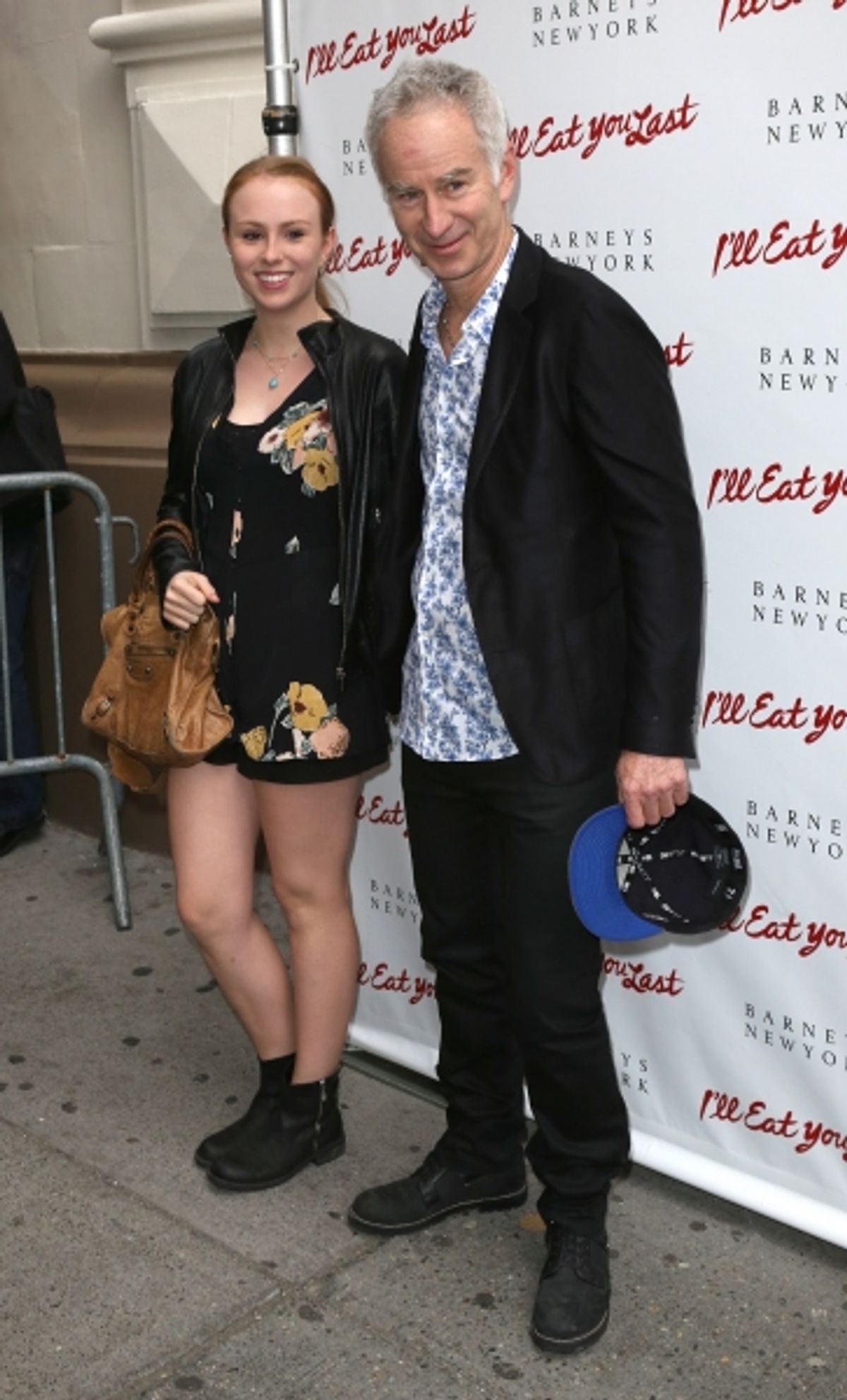 John McEnroe & daughter at 