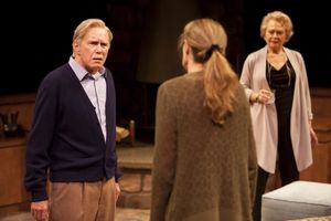Mike Hartman as Lyman Wyeth, Kathleen McCall as Brooke Wyeth, and Lauren Klein as Pol Photo