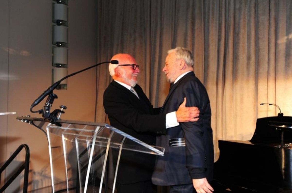 Hal Prince and Stephen Sondheim at 