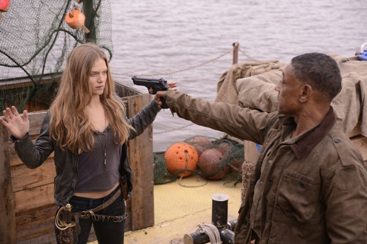 Tracy Spiridakos, Giancarlo Esposito at 