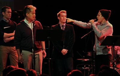 Kelvin Moon Loh, Christopher Ketner and Taylor Trensch Photo