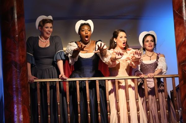 Alissa Anderson, Michelle Johnson, Julia Engel, and Patricia Cay. Photo by Kinjo Yone Photo