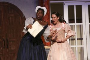 Michelle Johnson and Julia Engel. Photo by Kinjo Yonemoto. @ BroadwayWorld Michelle Johnson and Julia Engel. Photo by Kinjo Yonemoto. Photo