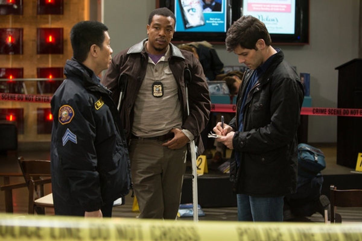 Reggie Lee, Russell Hornsby, David Giuntoli at 
