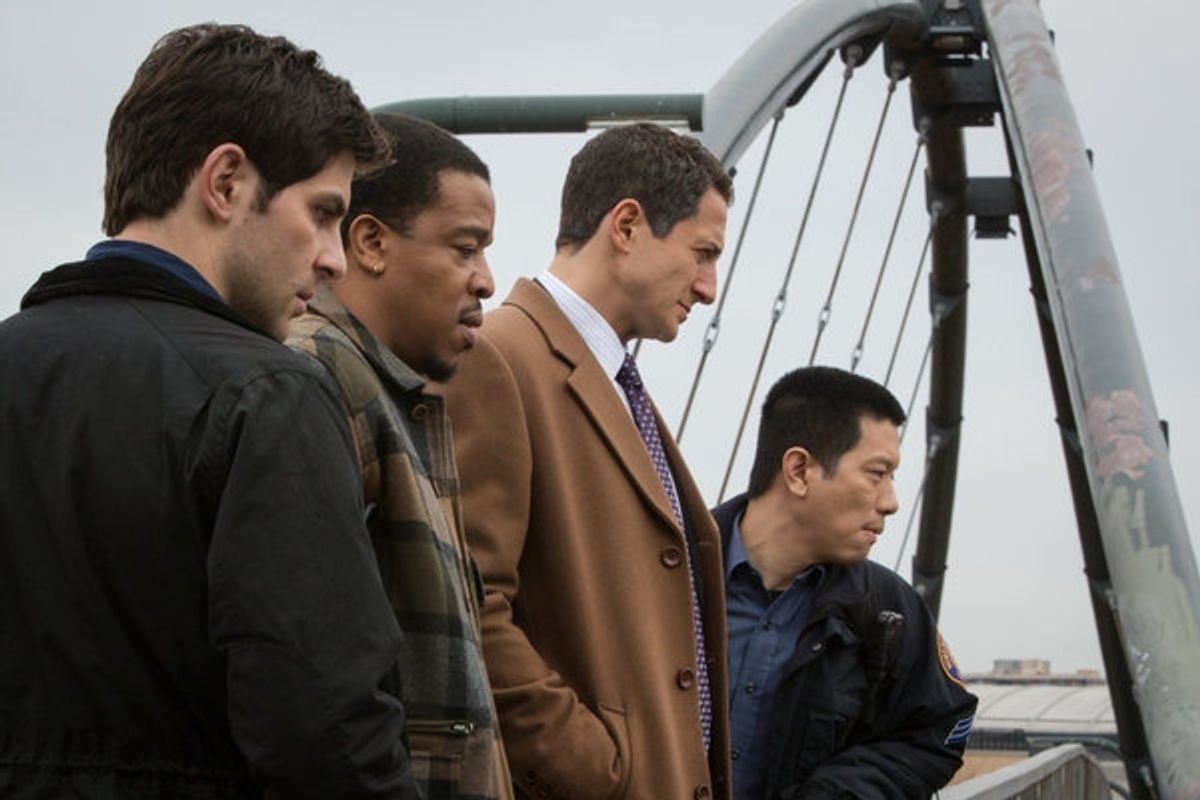 David Giuntoli, Russell Hornsby, Sasha Roiz, Reggie Lee at 