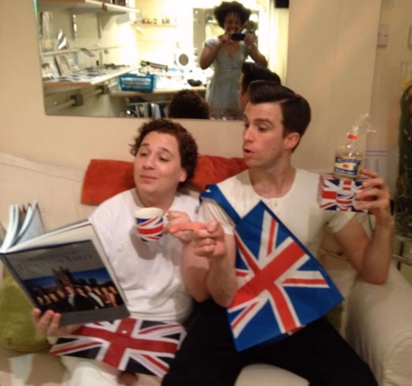 Photo Flash: Saturday Intermission Pics, April 27 - First SIP from THE BOOK OF MORMON in London and More! Image