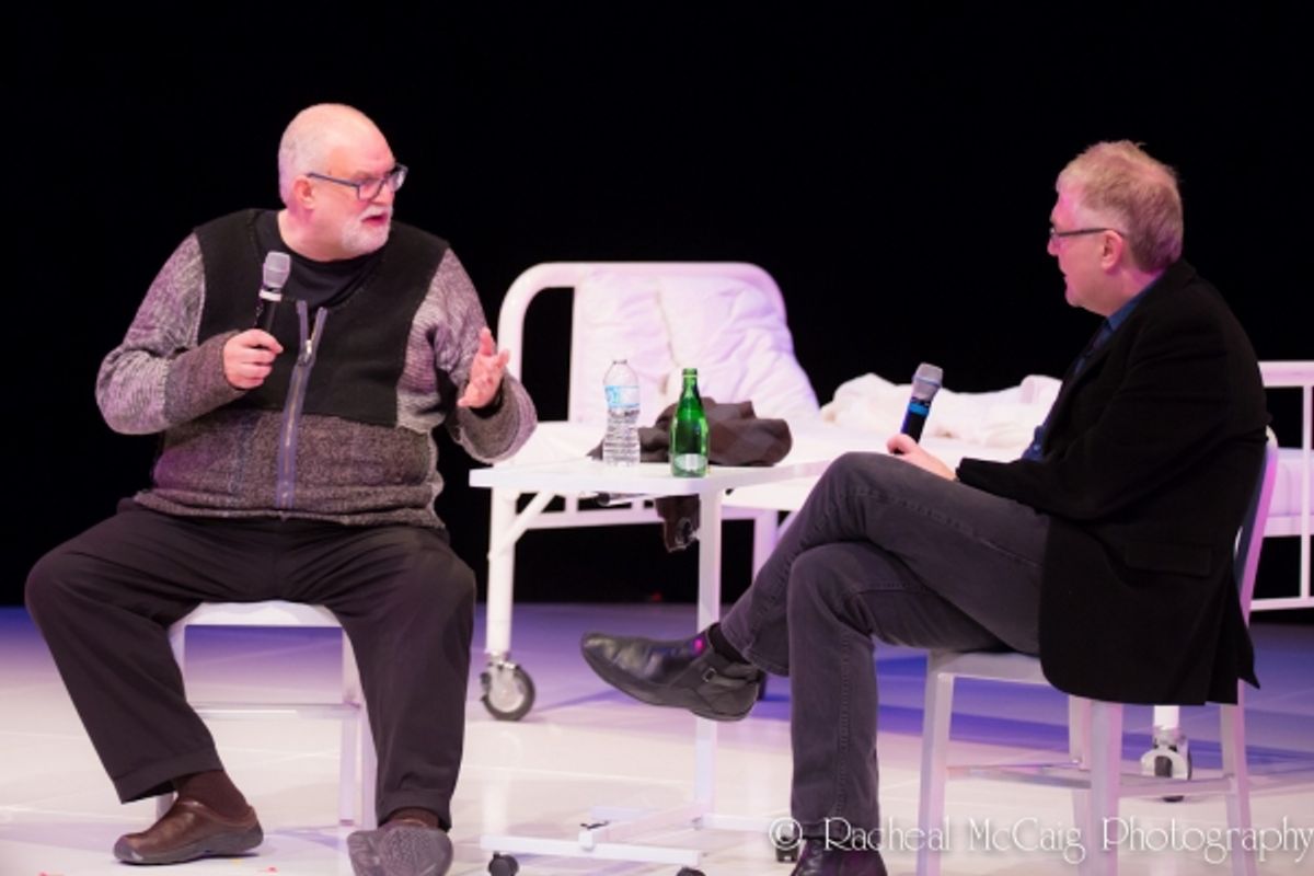 William Finn and Richard Ouzounian  at 