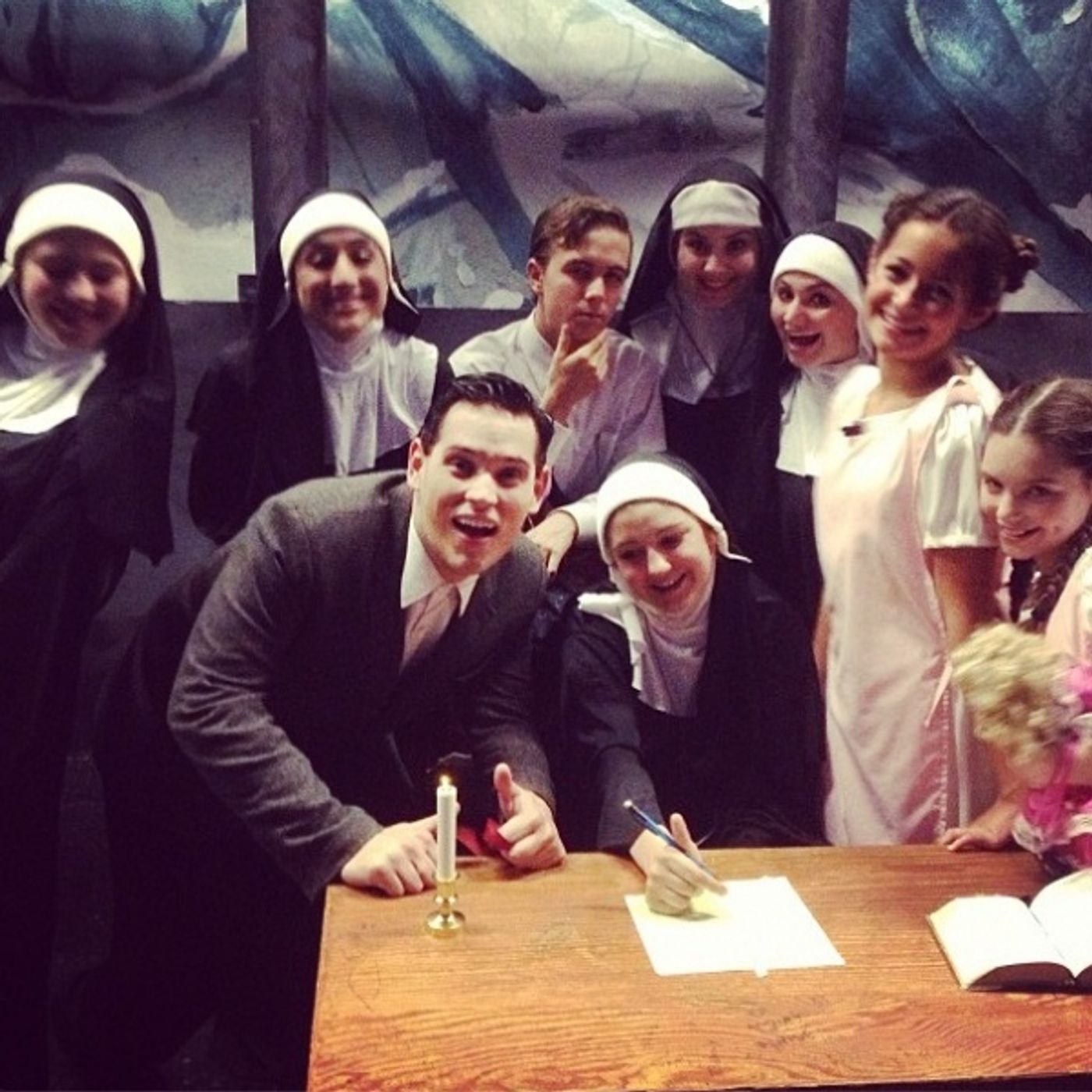 Photo Flash: Saturday Intermission Pics, April 27, Part 2 - PETER PAN Tour's Last SIP and More!  Image